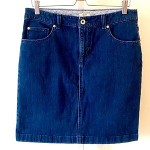 Izod Denim Jean Skirt 8